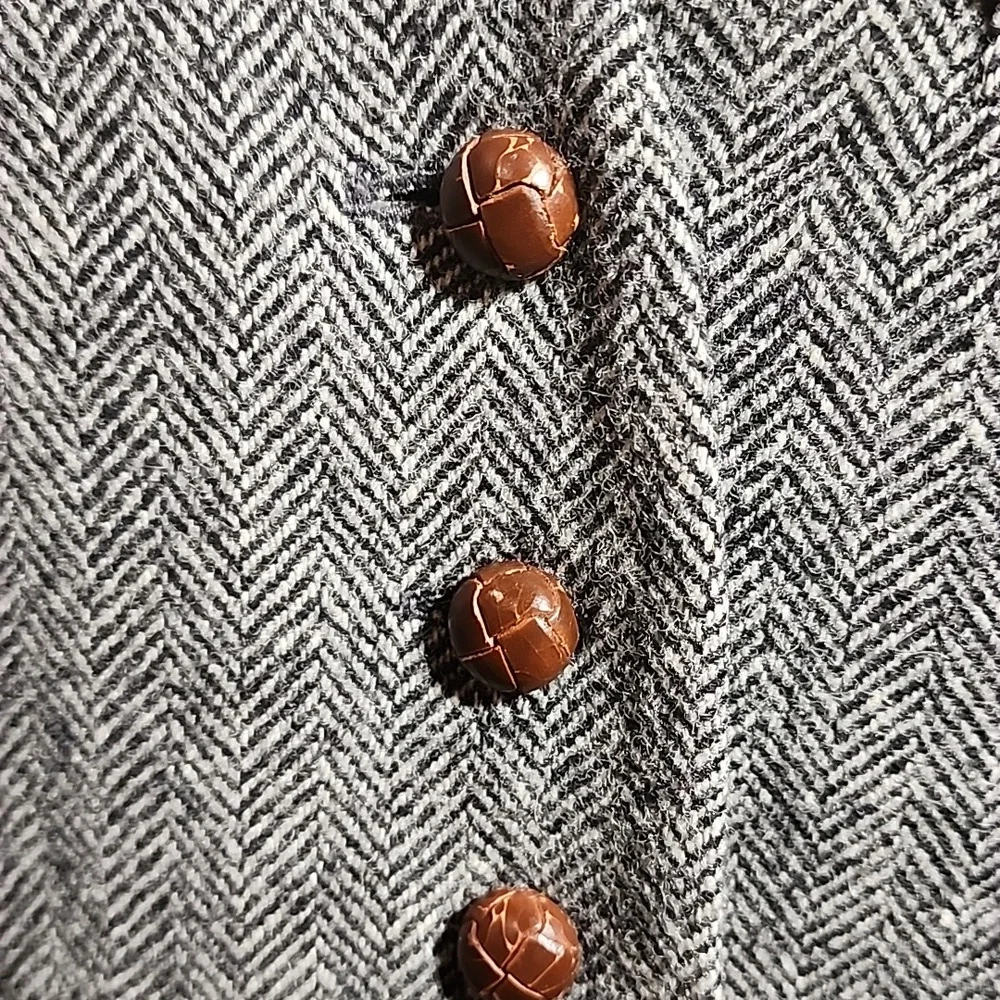 Vintage Polo University Club by Ralph Lauren Wool Herringbone Mens Vest
